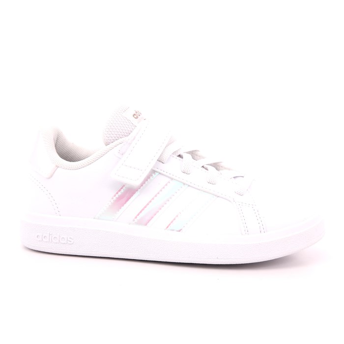 Scarpa Strappi + Elastico Adidas Bambina Bianco  Scarpe 1201 - GY2327