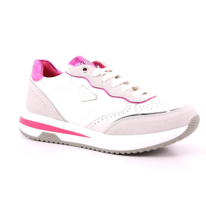 Scarpa Allacciata Keys Donna Bianco  Scarpe 167 - K-9232A