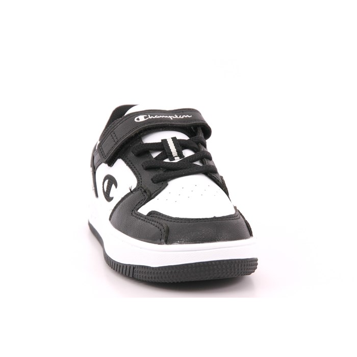 Scarpa Strappi + Elastico Champion Bambino Bianco/nero  Scarpe 1066 - S32414