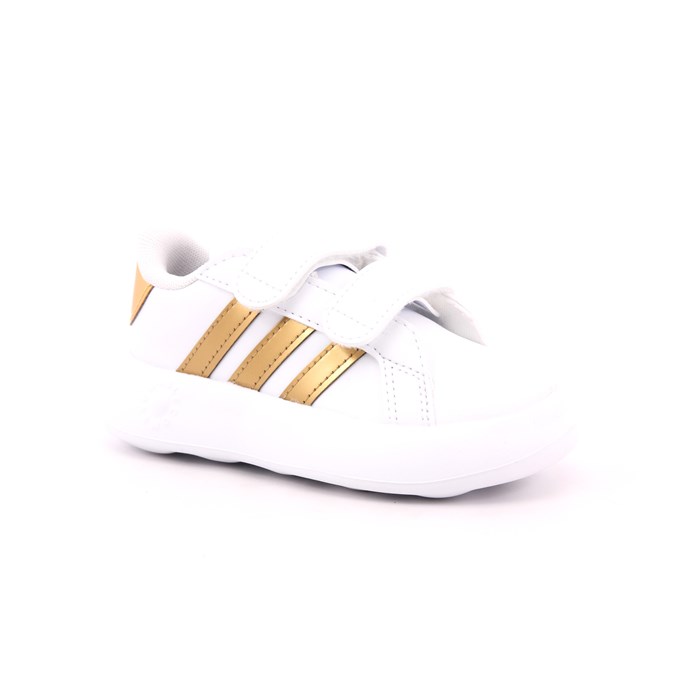 Scarpa Strappi Adidas Bambina Bianco  Scarpe 1271 - IG6586