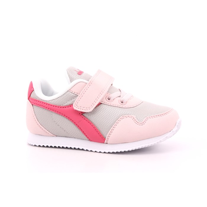 Scarpa Strappi + Elastico Diadora Bambina Rosa  Scarpe 483 - 101.179247