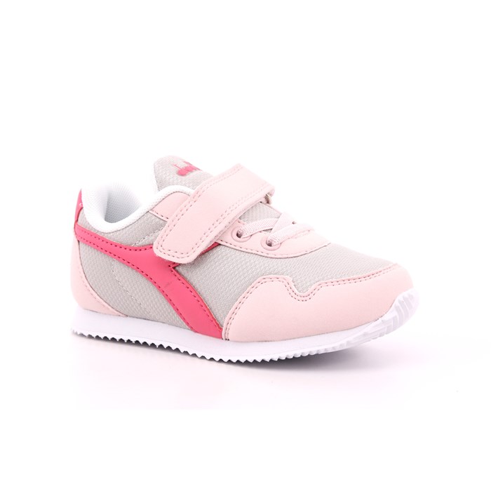 Scarpa Strappi + Elastico Diadora Bambina Rosa  Scarpe 483 - 101.179247