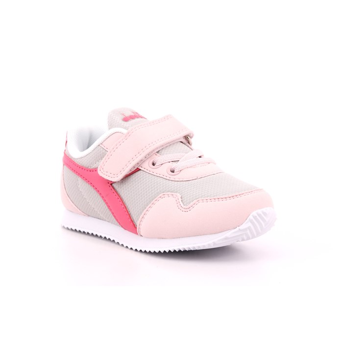 Scarpa Strappi + Elastico Diadora Bambina Rosa  Scarpe 483 - 101.179247