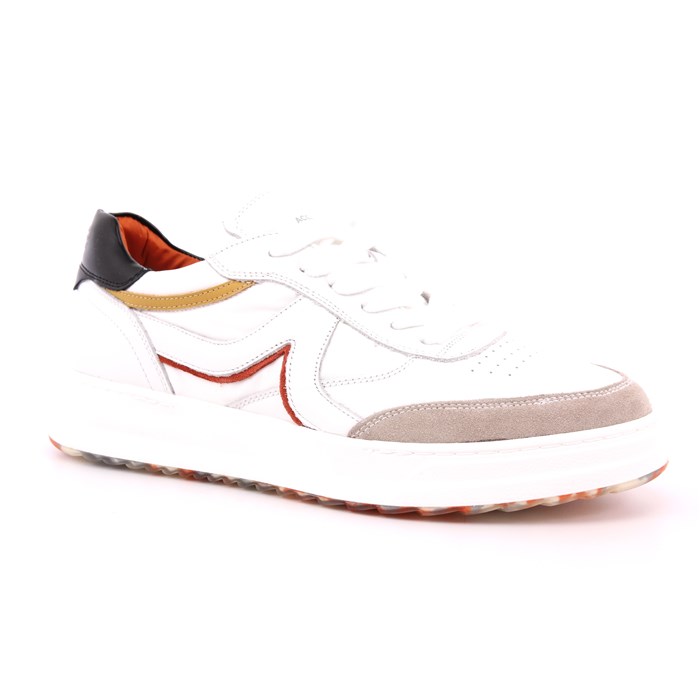 Scarpa Allacciata Accademia 72 Uomo Bianco  Scarpe 6 - AC-022B