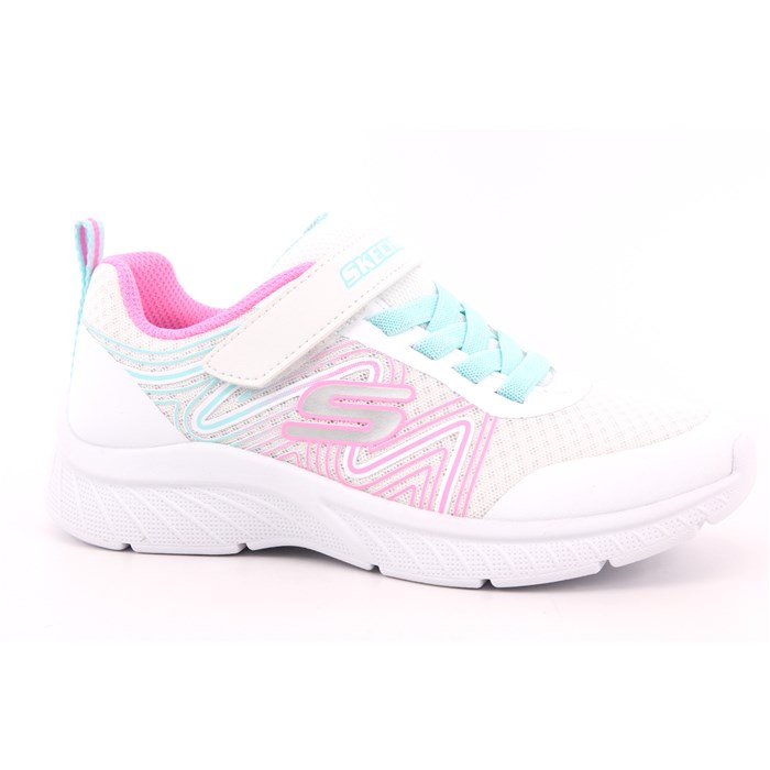 Scarpa Strappi + Elastico Skechers Bambina Bianco  Scarpe 270 - 303535L