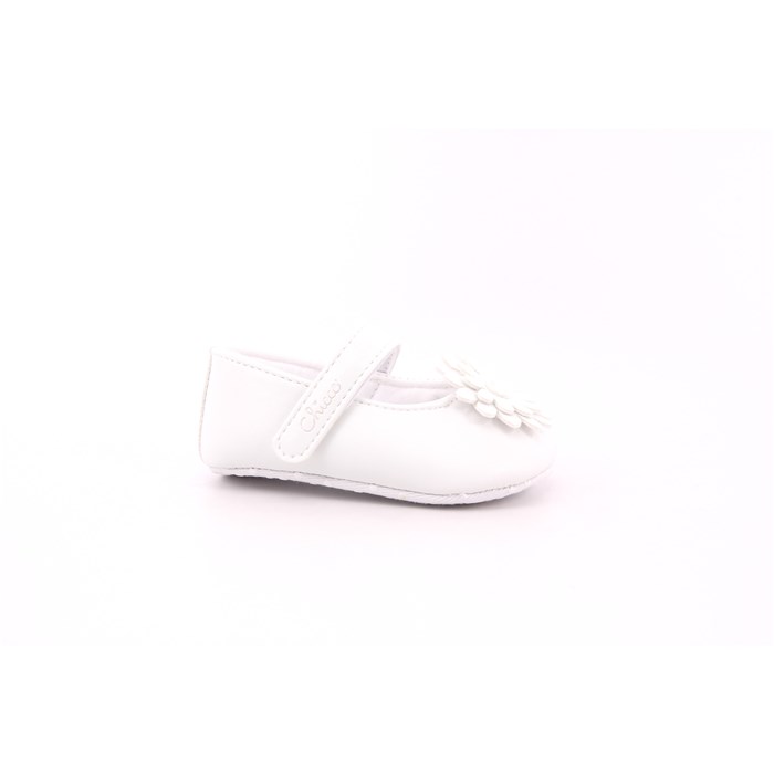 Scarpina Culla Chicco Bambino Bianco  Scarpe 730 - 071171