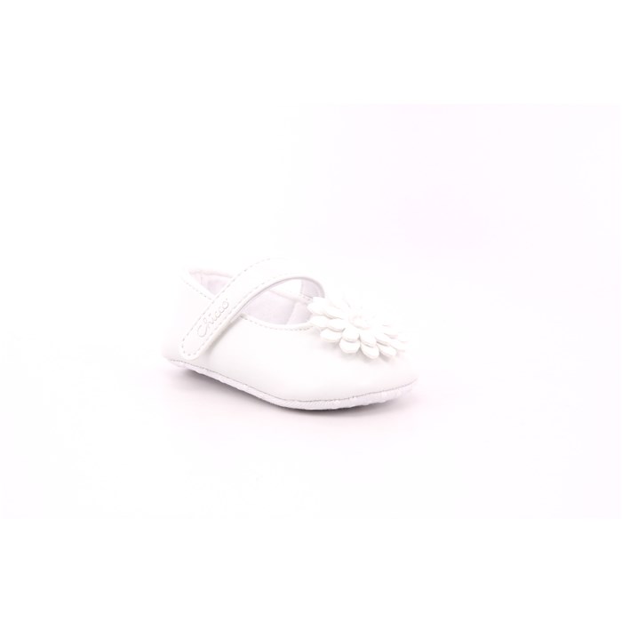 Scarpina Culla Chicco Bambino Bianco  Scarpe 730 - 071171