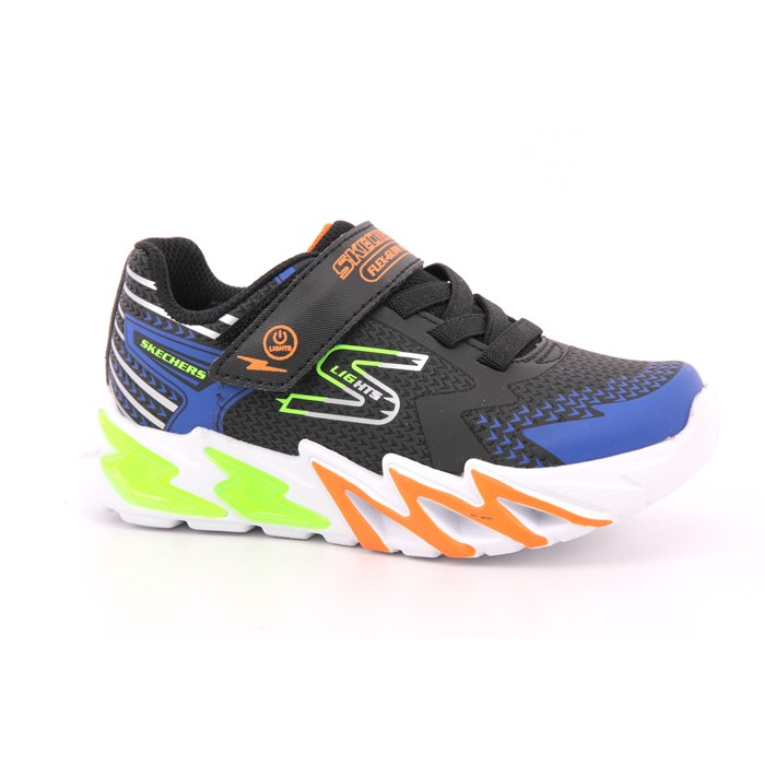 Scarpa Strappi + Elastico Skechers Bambino Nero  Scarpe 274 - 400138L