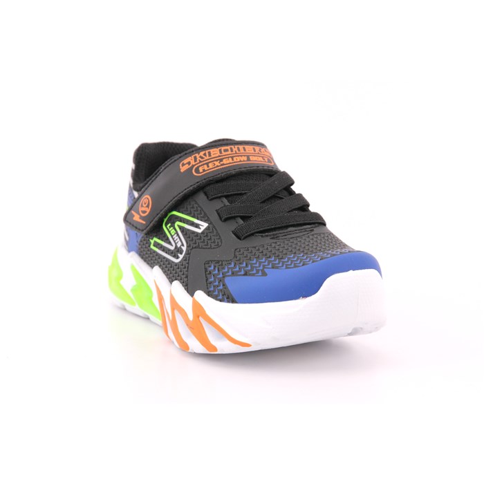 Scarpa Strappi + Elastico Skechers Bambino Nero  Scarpe 274 - 400138L