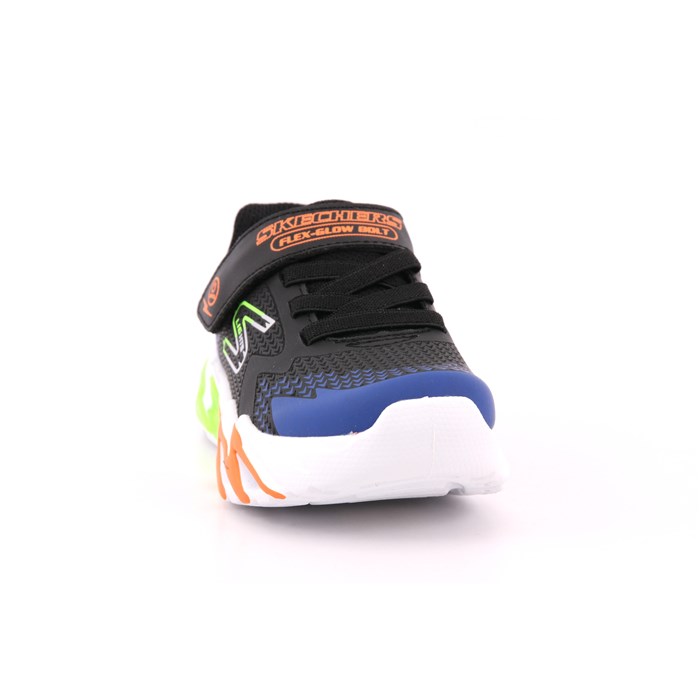 Scarpa Strappi + Elastico Skechers Bambino Nero  Scarpe 274 - 400138L