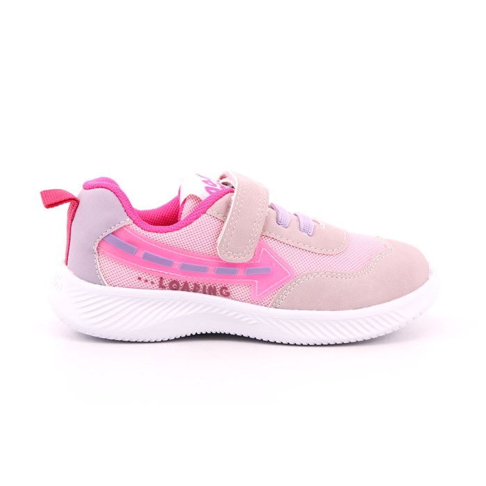 Scarpa Strappi + Elastico Garvalin Bambina Rosa  Scarpe 115 - 242812-B