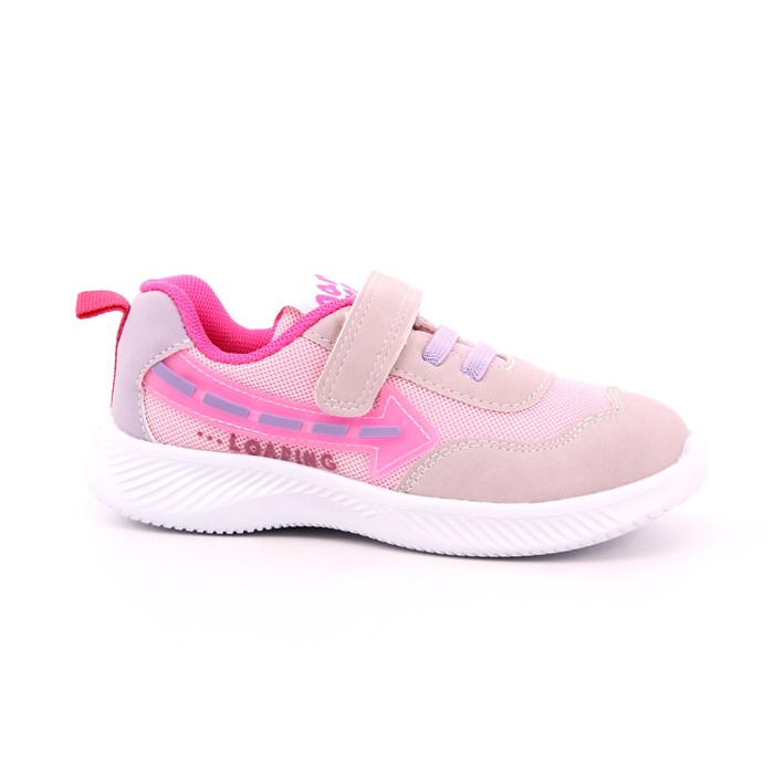 Scarpa Strappi + Elastico Garvalin Bambina Rosa  Scarpe 115 - 242812-B