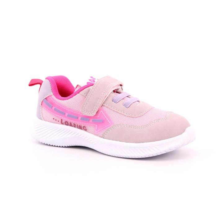 Scarpa Strappi + Elastico Garvalin Bambina Rosa  Scarpe 115 - 242812-B