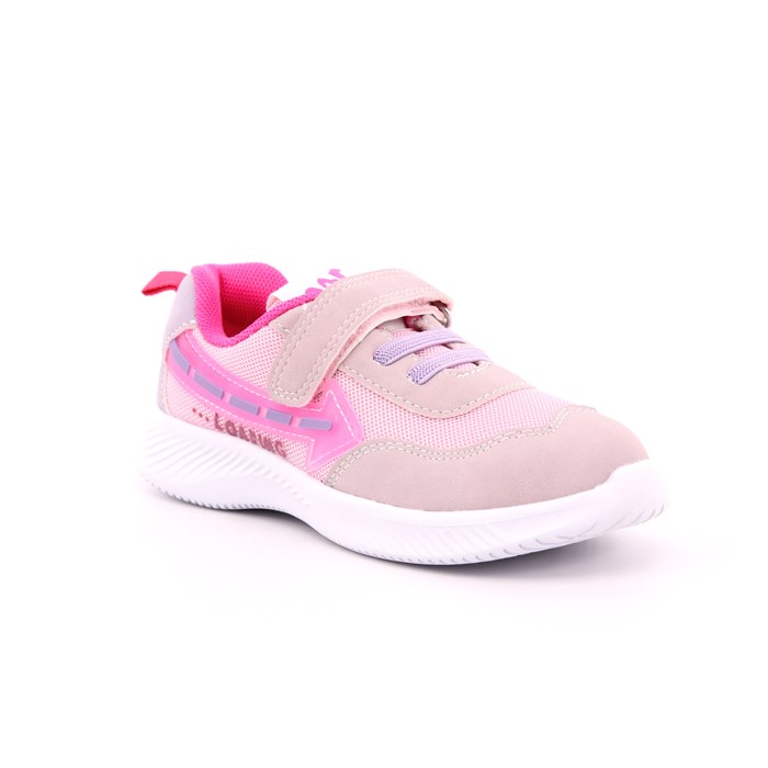 Scarpa Strappi + Elastico Garvalin Bambina Rosa  Scarpe 115 - 242812-B