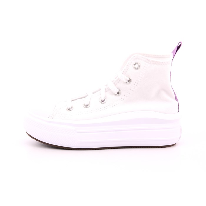 Scarpa Allacciata Converse Bambina Bianco  Scarpe 577 - A03669C