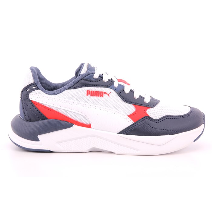 Scarpa Allacciata Puma Bambino Bianco / Blu  Scarpe 1316 - 385524-20