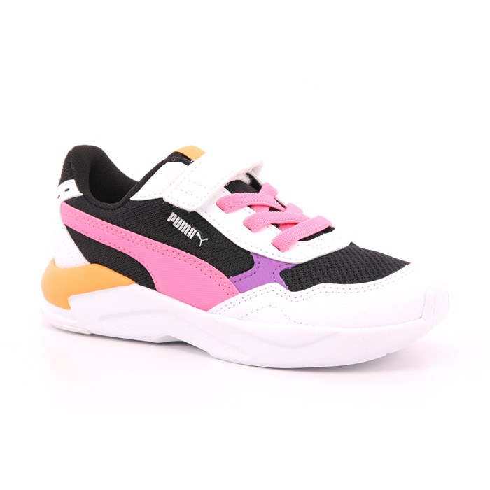 Scarpa Strappi + Elastico Puma Bambina Nero  Scarpe 1326 - 385525-27