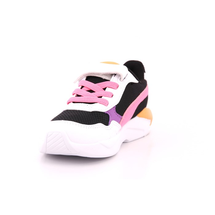 Scarpa Strappi + Elastico Puma Bambina Nero  Scarpe 1326 - 385525-27