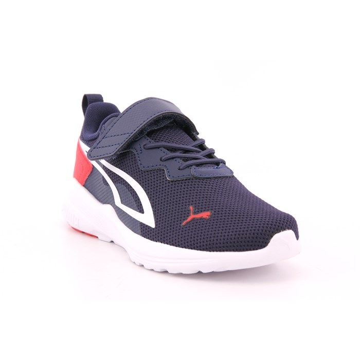 Scarpa Strappi + Elastico Puma Bambino Blu  Scarpe 1329 - 387387-07