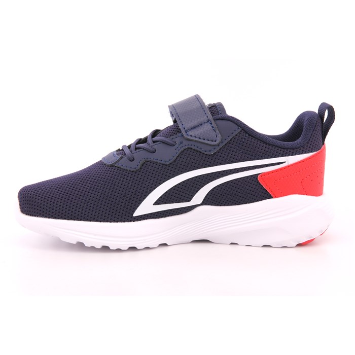 Scarpa Strappi + Elastico Puma Bambino Blu  Scarpe 1329 - 387387-07