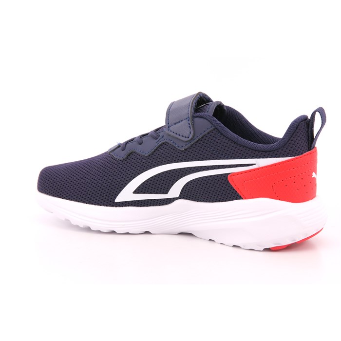 Scarpa Strappi + Elastico Puma Bambino Blu  Scarpe 1329 - 387387-07