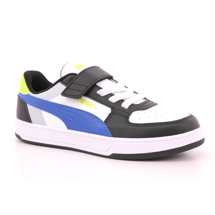 Scarpa Strappi + Elastico Puma Bambino Bianco / Blu  Scarpe 1331 - 394462-06