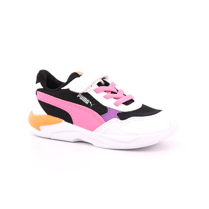 Scarpa Strappi + Elastico Puma Bambina Nero  Scarpe 1339 - 385526-27