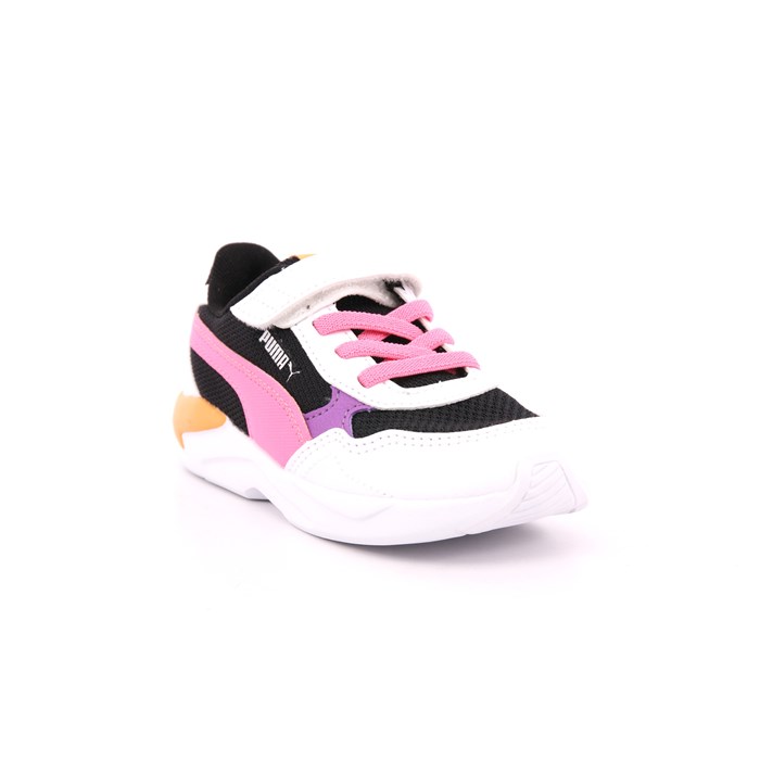 Scarpa Strappi + Elastico Puma Bambina Nero  Scarpe 1339 - 385526-27