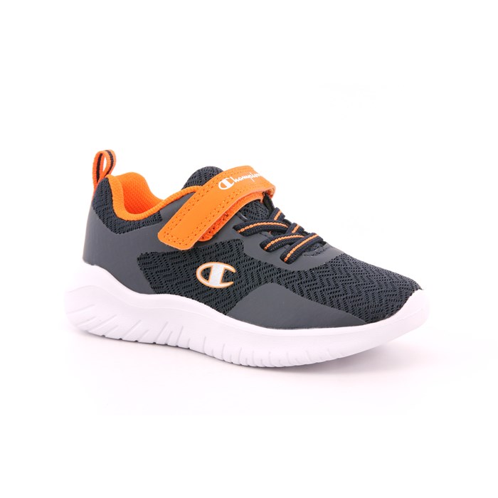 Scarpa Strappi + Elastico Champion Bambino Blu  Scarpe 1081 - S32453