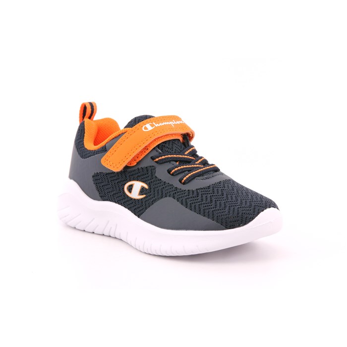 Scarpa Strappi + Elastico Champion Bambino Blu  Scarpe 1081 - S32453