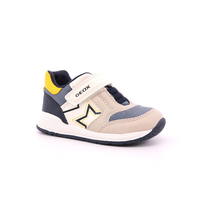 Scarpa Strappi + Elastico Geox Bambino Beige  Scarpe 523 - B450RA