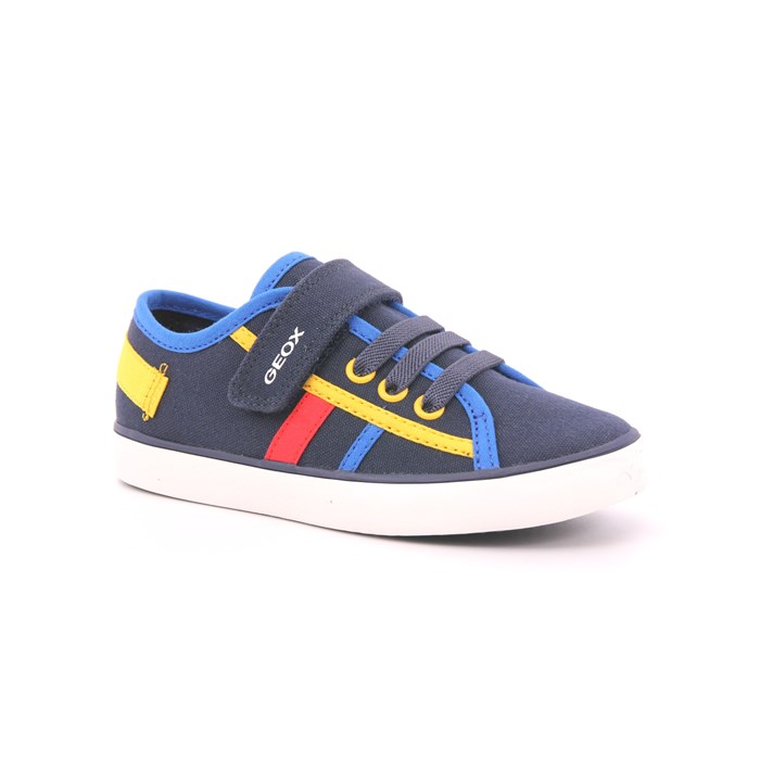 Scarpa Strappi + Elastico Geox Bambino Blu  Scarpe 528 - B451NA