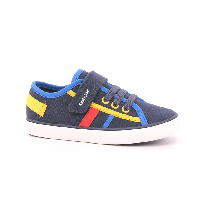 Scarpa Strappi + Elastico Geox Bambino Blu  Scarpe 528 - B451NA