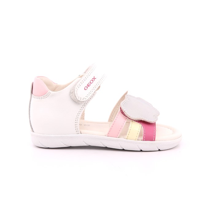 Sandalo Geox Bambina Bianco  Scarpe 529 - B451YA