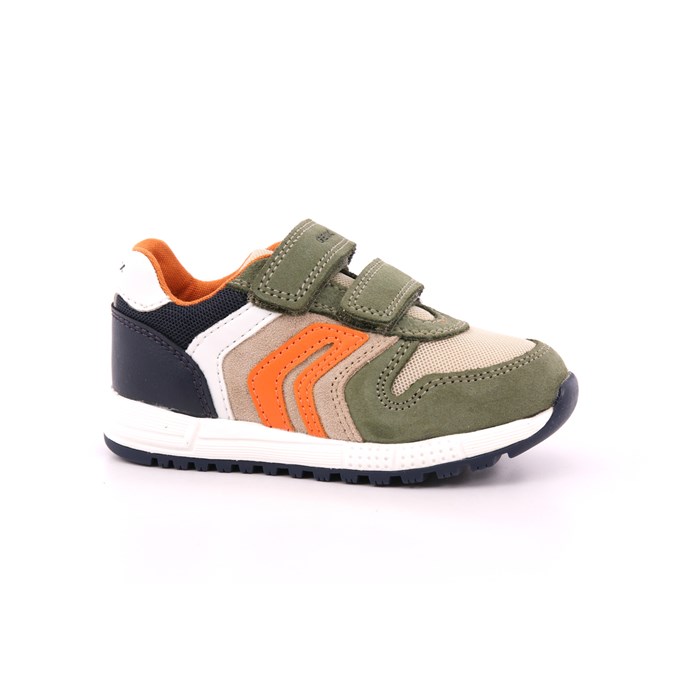 Scarpa Strappi Geox Bambino Verde  Scarpe 530 - B453CA