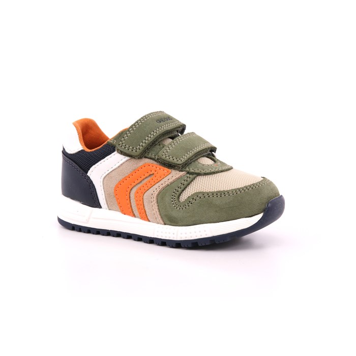 Scarpa Strappi Geox Bambino Verde  Scarpe 530 - B453CA