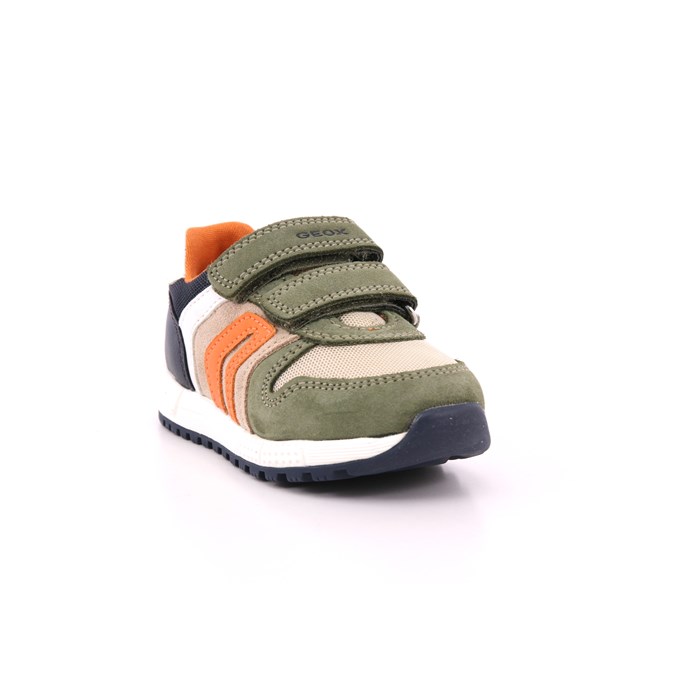 Scarpa Strappi Geox Bambino Verde  Scarpe 530 - B453CA