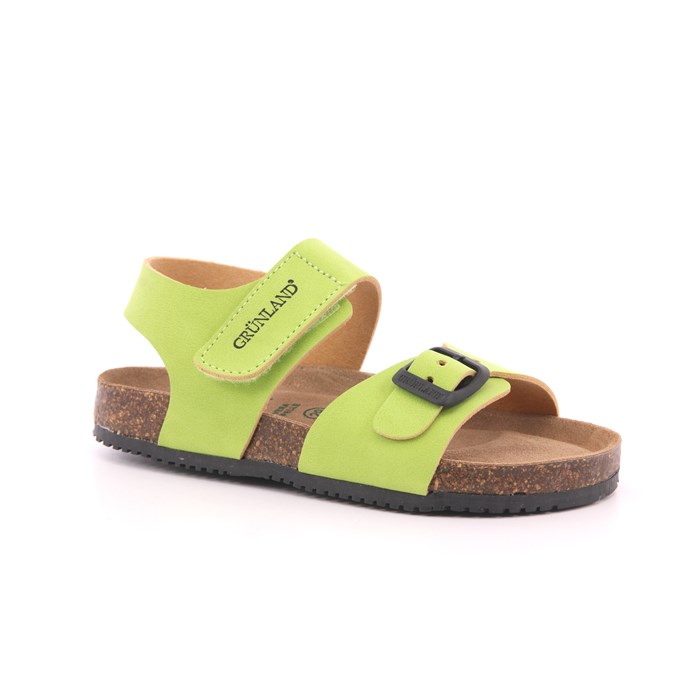 Sandalo Grunland Bambino Verde  Scarpe 652 - SB1328