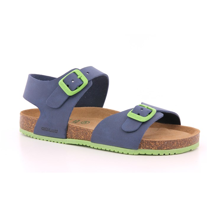 Sandalo Grunland Bambino Azzurro  Scarpe 654 - SB1329