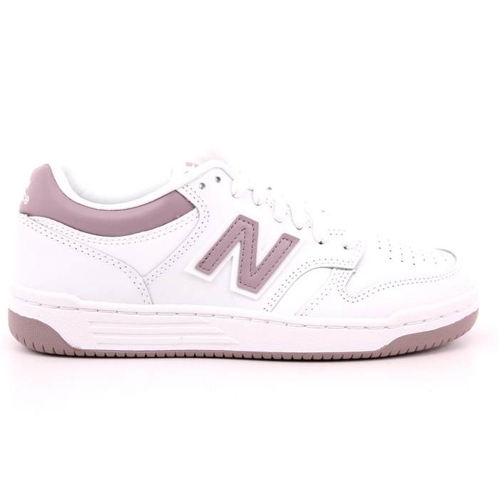 Scarpa Allacciata New Balance Bambina Bianco  Scarpe 387 - GSB480WI