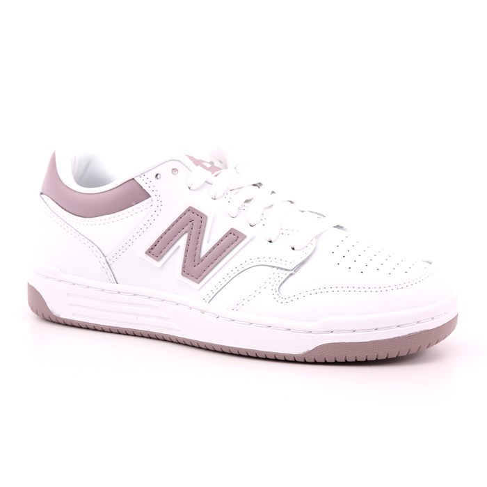 Scarpa Allacciata New Balance Bambina Bianco  Scarpe 387 - GSB480WI