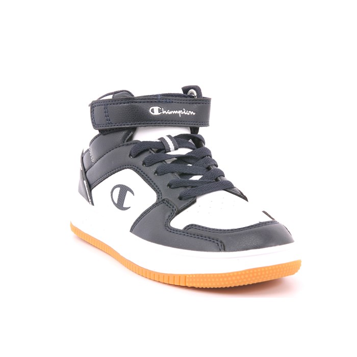 Scarpa Allacciata Champion Bambino Bianco / Blu  Scarpe 1112 - S32413