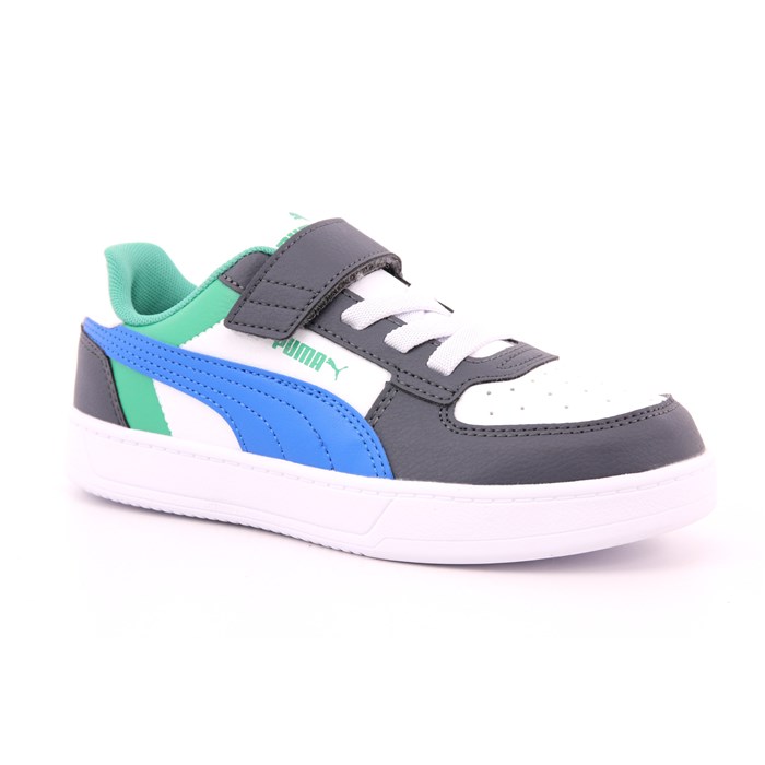 Scarpa Strappi + Elastico Puma Bambino Bianco / Blu  Scarpe 1361 - 39446208