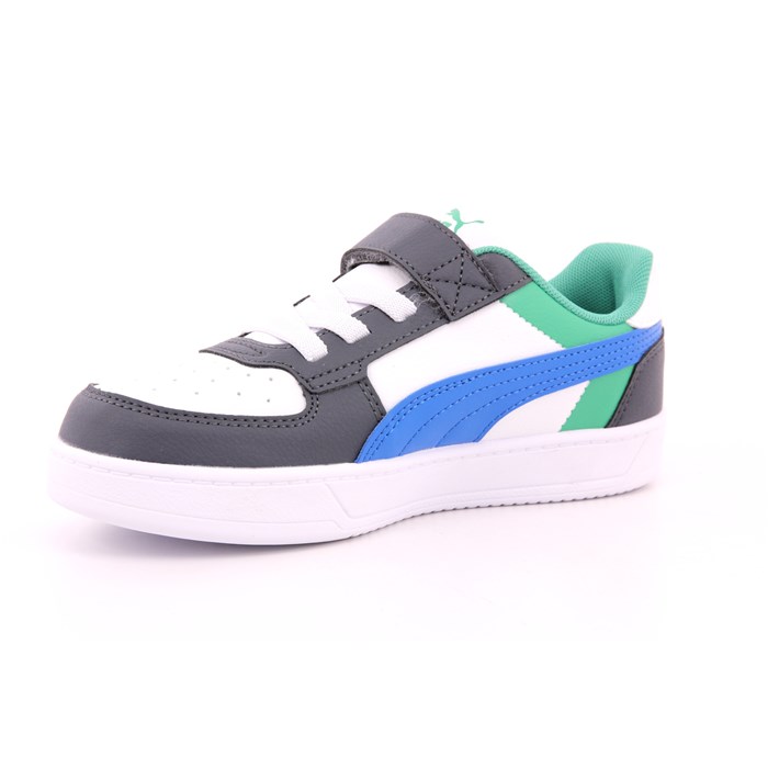 Scarpa Strappi + Elastico Puma Bambino Bianco / Blu  Scarpe 1361 - 39446208