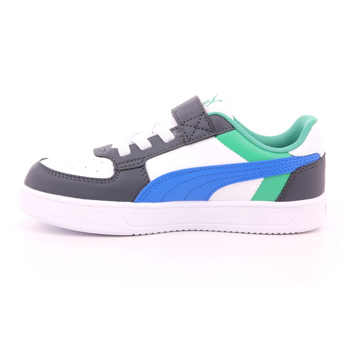 Scarpa Strappi + Elastico Puma Bambino Bianco / Blu  Scarpe 1361 - 39446208