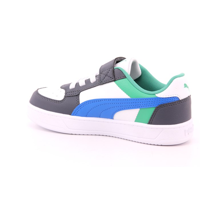 Scarpa Strappi + Elastico Puma Bambino Bianco / Blu  Scarpe 1361 - 39446208