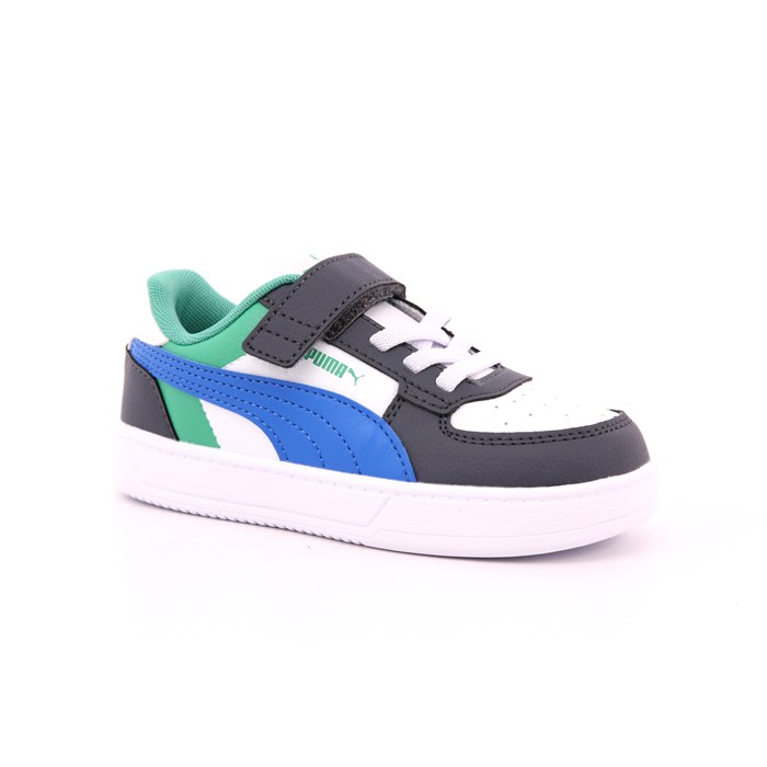 Scarpa Strappi + Elastico Puma Bambino Bianco / Blu  Scarpe 1362 - 39446308