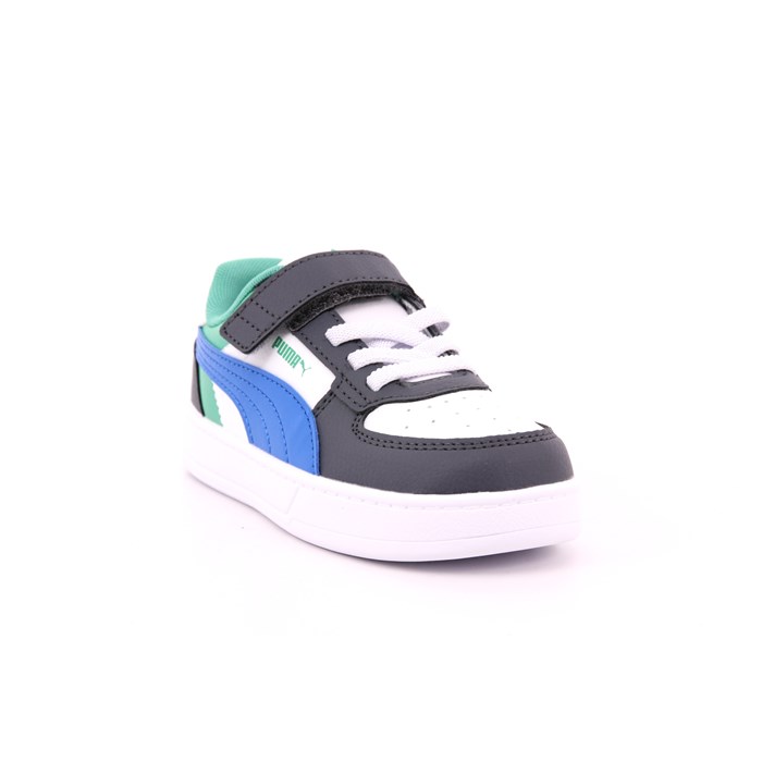 Scarpa Strappi + Elastico Puma Bambino Bianco / Blu  Scarpe 1362 - 39446308