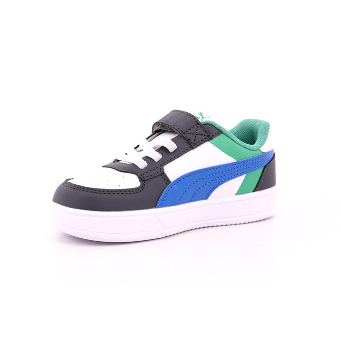 Scarpa Strappi + Elastico Puma Bambino Bianco / Blu  Scarpe 1362 - 39446308