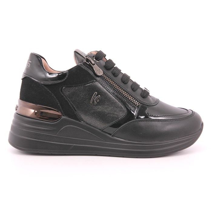 Scarpa Allacciata Keys Donna Nero  Scarpe 191 - K-9814A